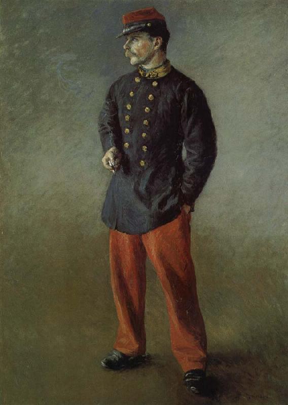 Gustave Caillebotte Soldier oil painting picture
